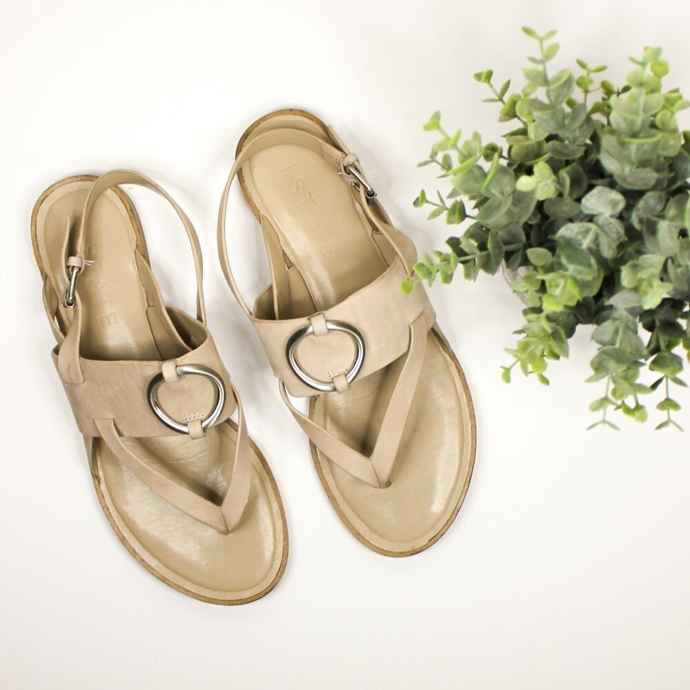 1.‎ State Lelle Slingback Thong Sandals